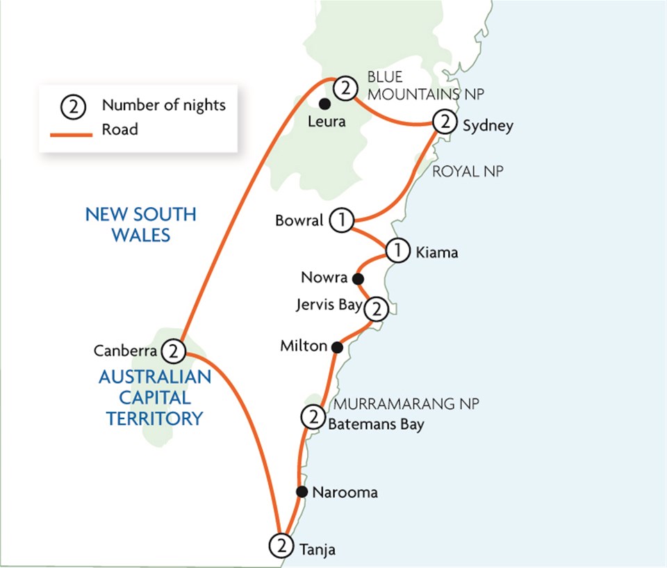 tour from sydney to canberra